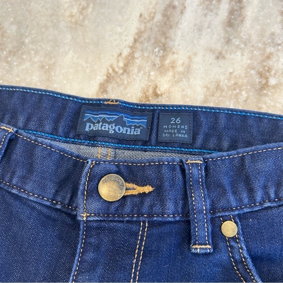 Patagonia Women's Jeans Boyfriend Organic Cotton Denim Blue Outdoor Size 26 - Picture 3 of 5